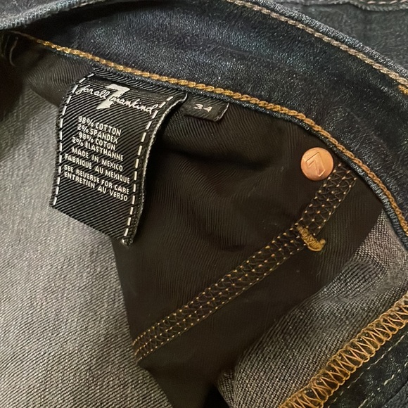 7 For All Mankind mens jeans. “Standard” Lightly worn. 34 waist. - Picture 4 of 8